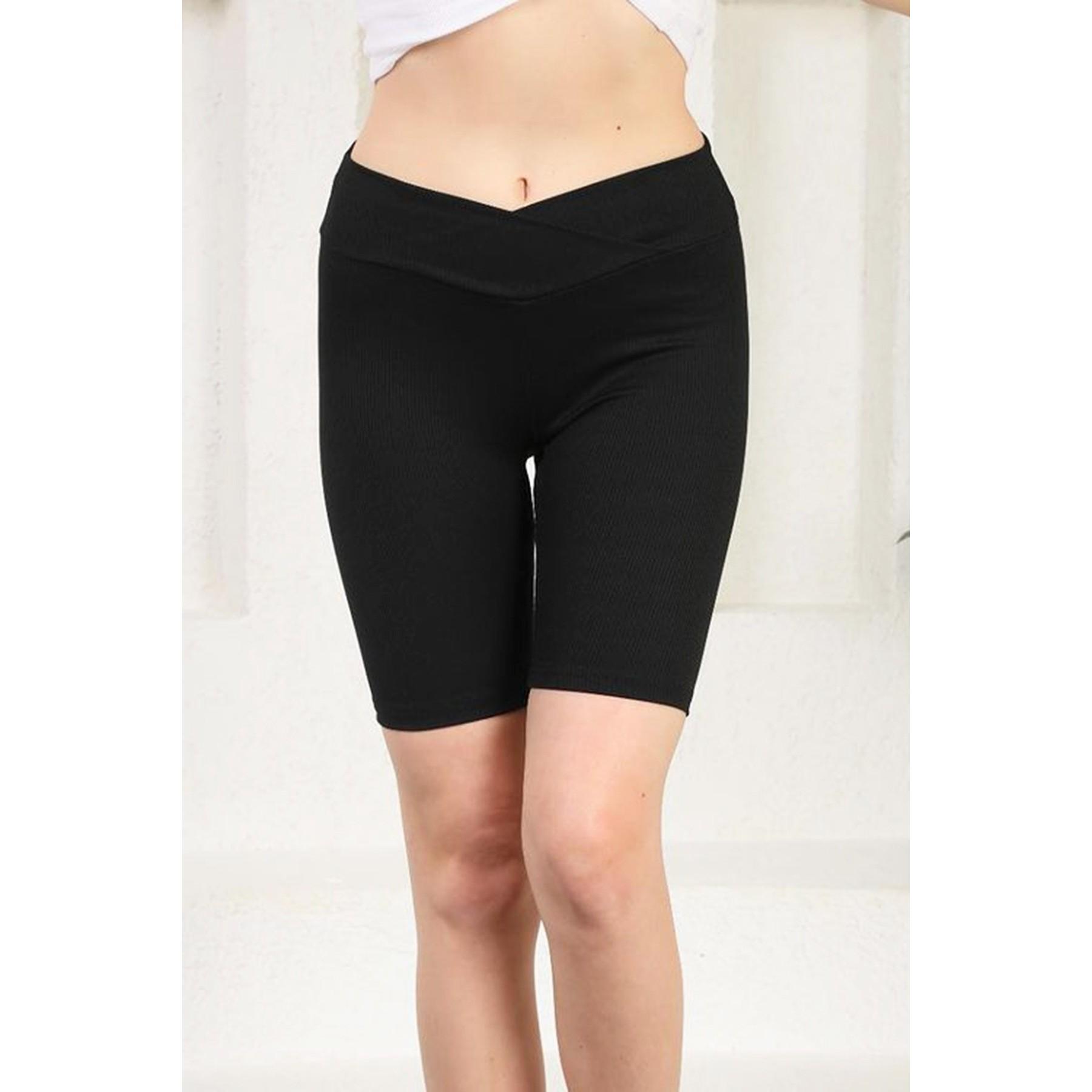 

Шорты в рубчик черного цвета S чёрный