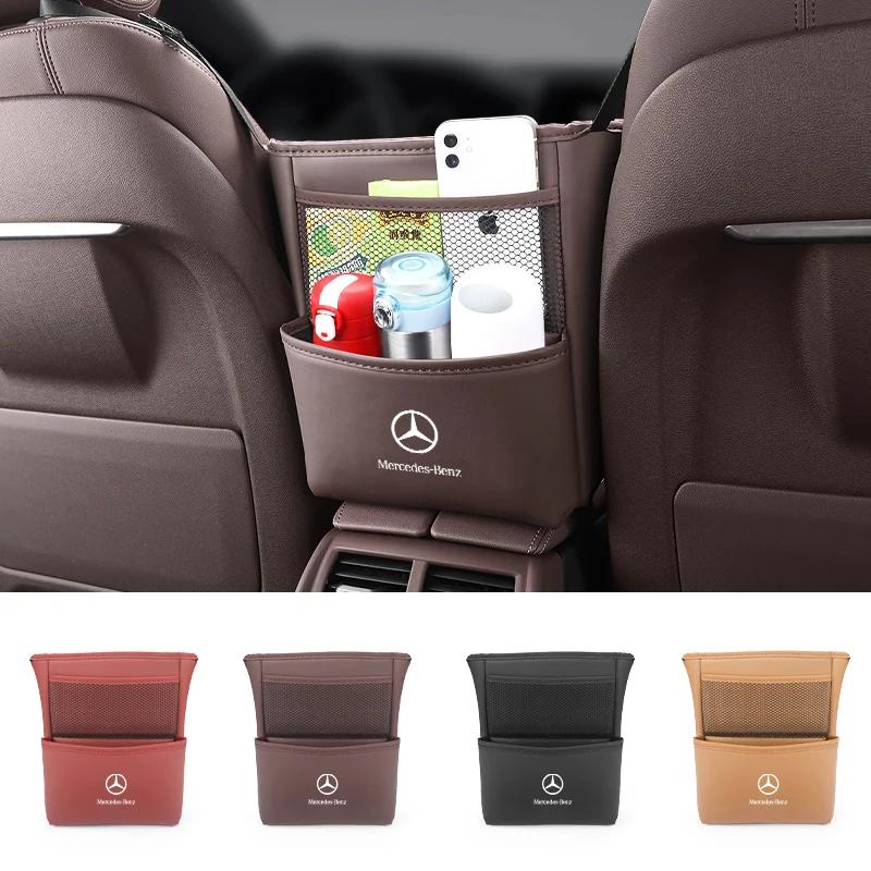 Střední závěsná úložná taška na autosedačku Kapsa do štěrbiny Příslušenství Pro Benz W202 W212 W126 W140 W168 W177 CLS GLE GLC GLS CLA