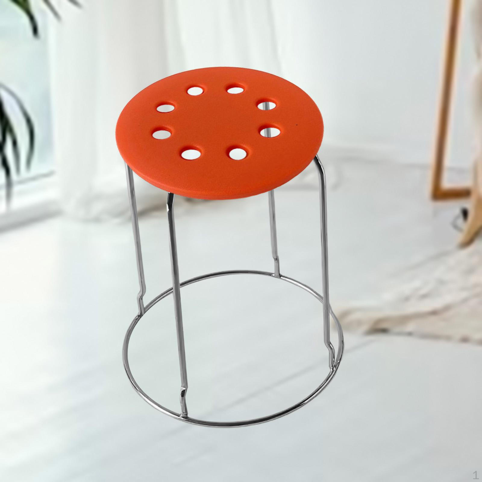 

Сменное сиденье для барного стула, Сиденье-пластина для стула, Простая установка, Дышащее для бара, дома, столовой оранжевый