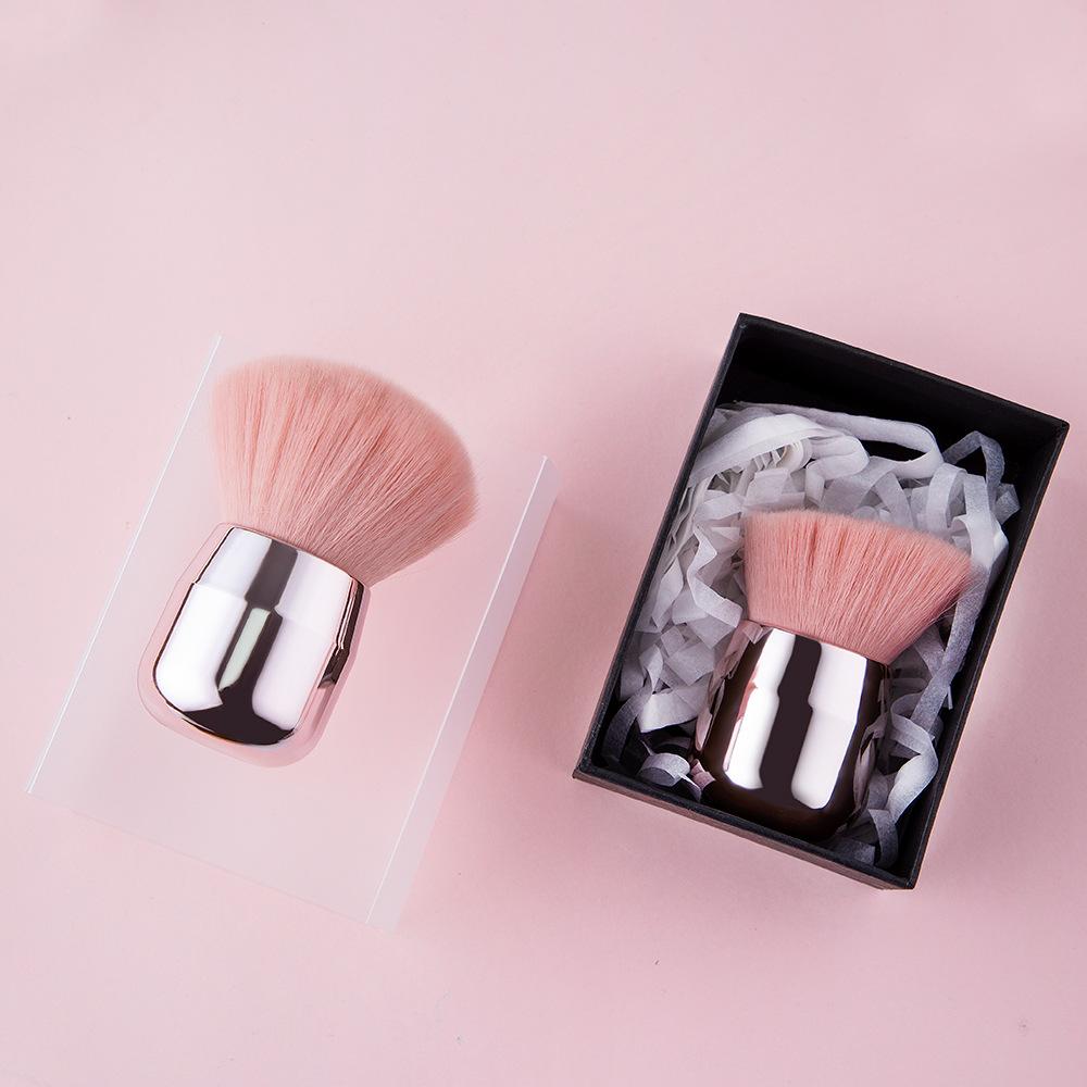 Single New Mushroom Head Loose Powder Makeup Brush, Oblique Head Trimming Brush, a Large Number of Makeup Tools