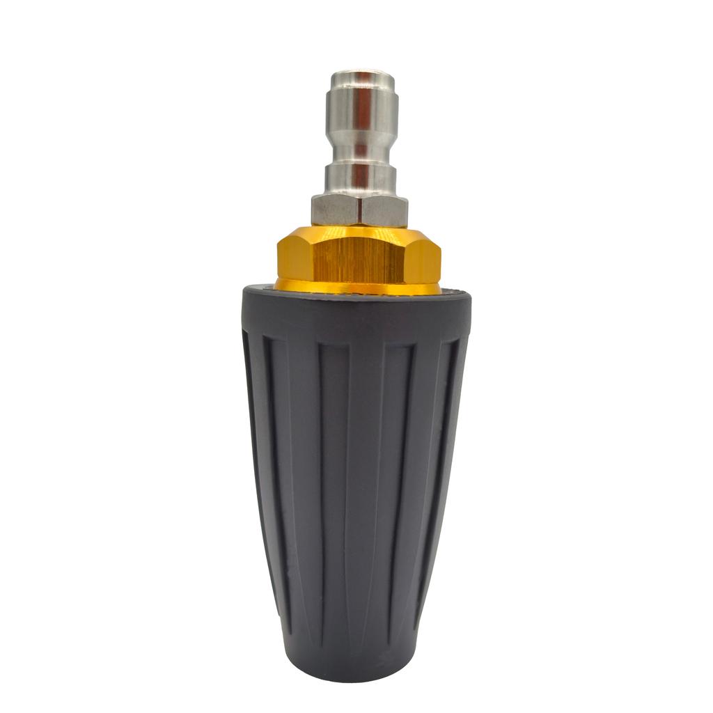 Rotating Turbo Nozzle Tip 1pcs 1/4" QC 3000psi Max 3.0GPM for Brick Concrete Vinyl Surfaces