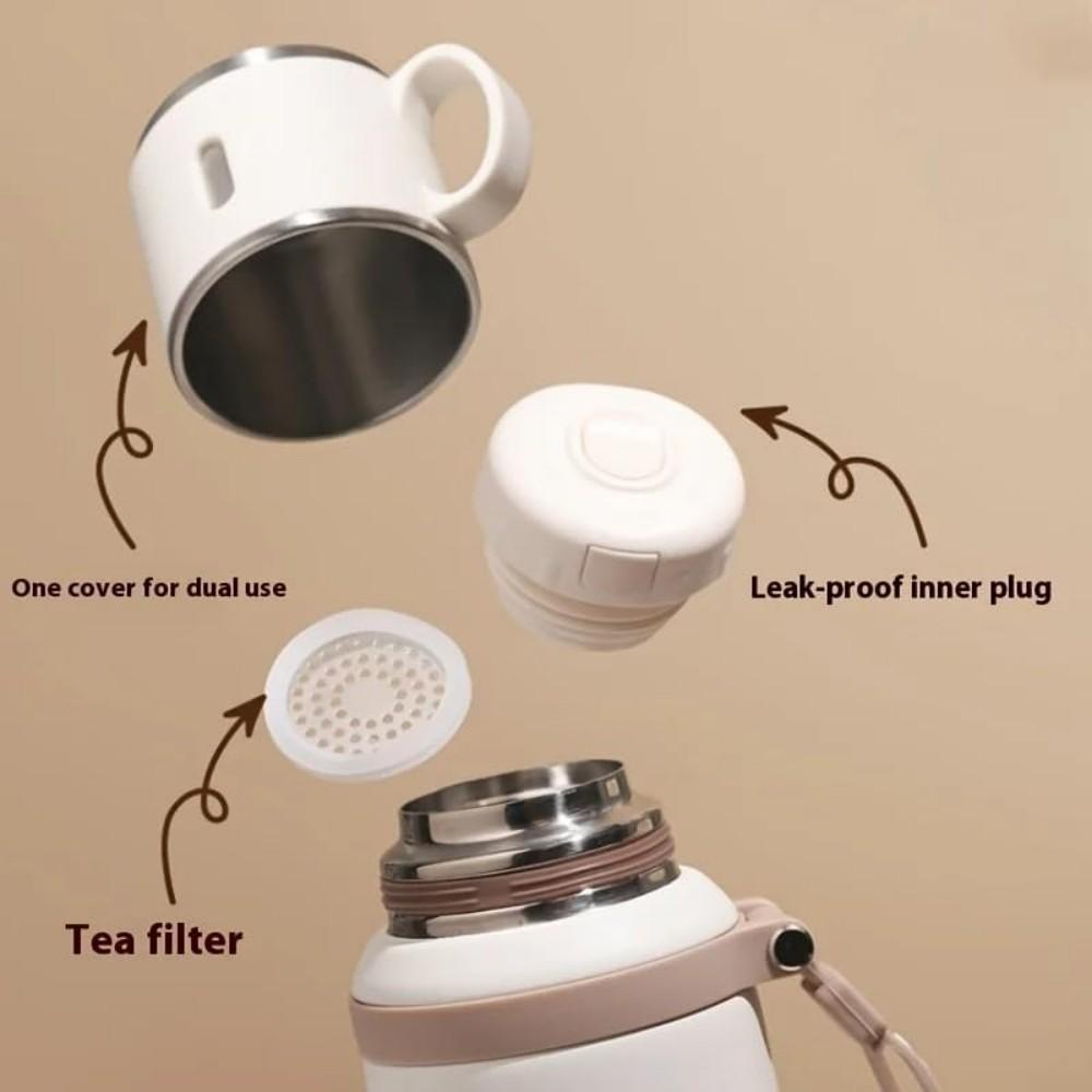 Large Capacity Stainless Steel Tumbler Mug Vacuum Flasks Insulated Coffee Cup Travel Thermos Cups Thermal Water Bottle for Tea