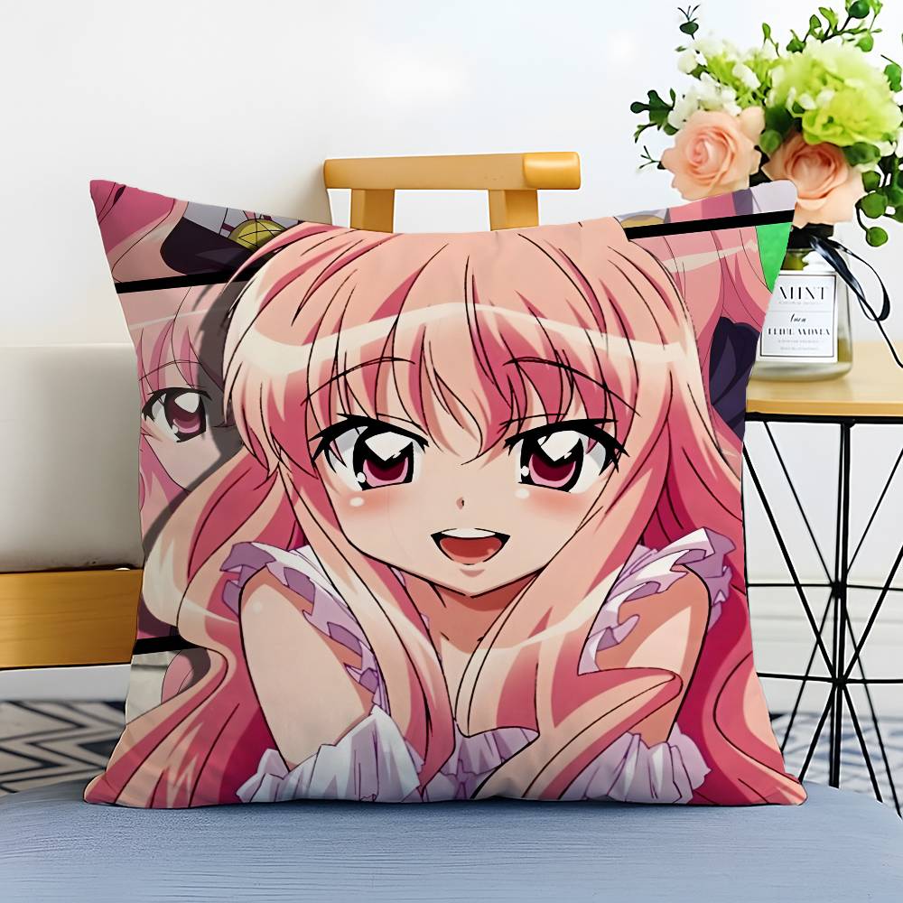 

Anime Z-Zero no Tsukaima-MT Cartoon Pillow Case Printed Brushed Fleece Pillow Baby Skin-Touch Eco-Friendly Dye-Sublimat 12x12Inch