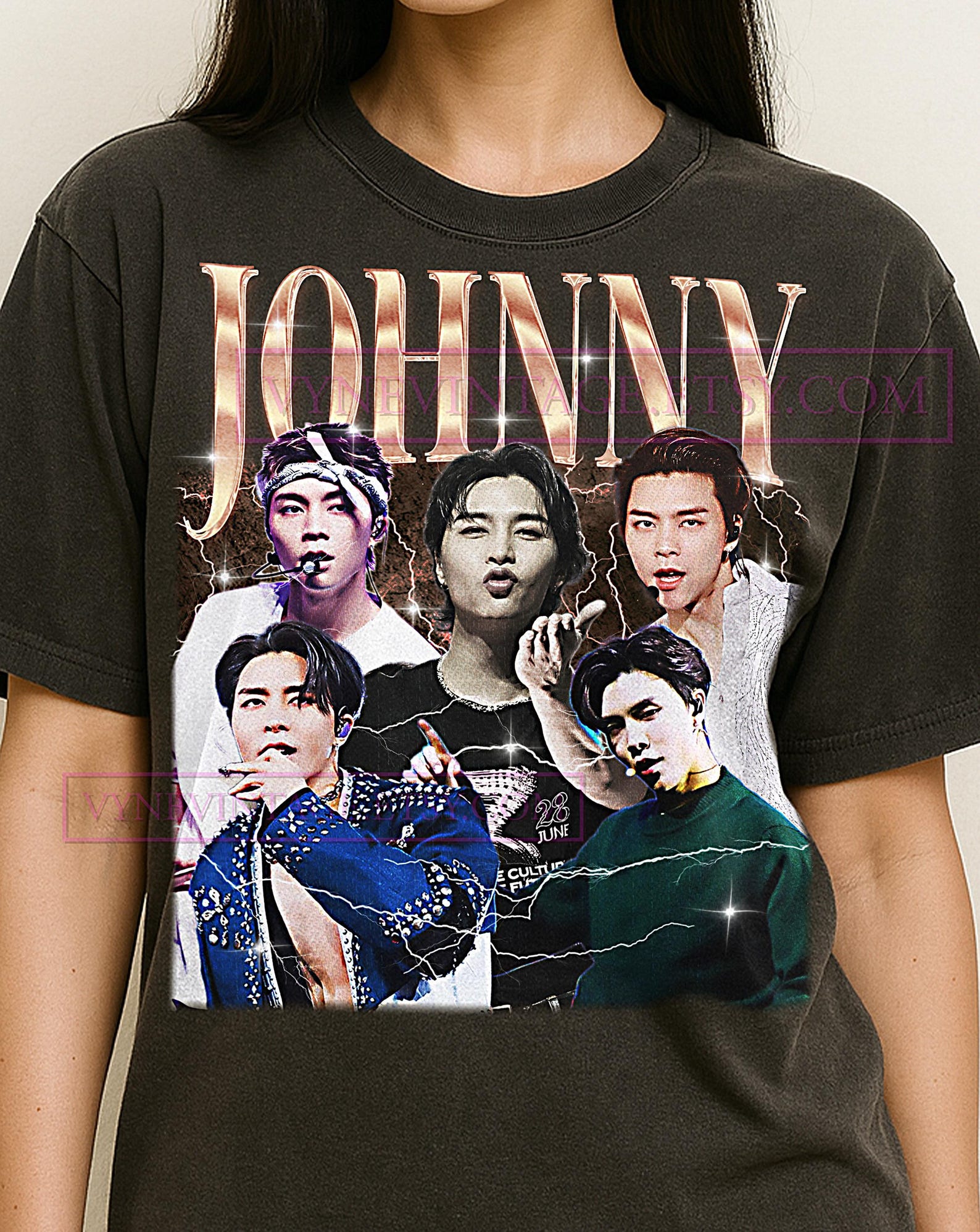 Johnny Bootleg Shirt, Vintage Kpop Idol Dancer Performer NCT 127 Tee, 90s Retro Throwback T-shirt, Johnny Sweater S