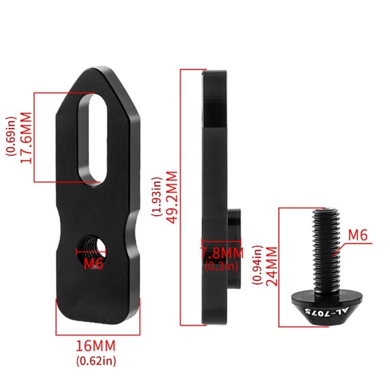 Bicycles Brake Calipers Extension Adapter Durability Aluminum Alloys Brake Adapter for Mountain Folding Bikes