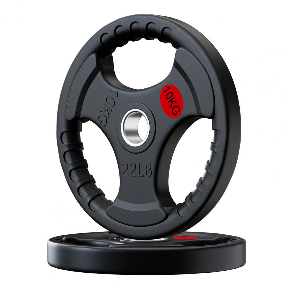 1 шт. 22 фунта, резиновые пластины для штанги, фитнес-тренажер, подходят для 2-дюймового подъемного оборудования для тренировок с отягощениями