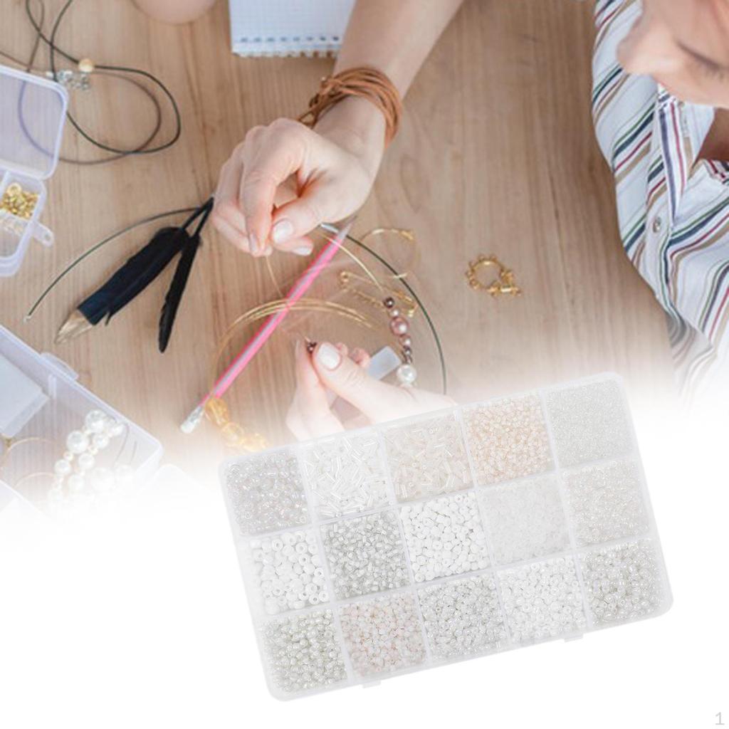 Bead Kits Craft Beads Spacer Small for Jewelry Making Finding Necklaces