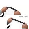 Multicolored Elastic Braided Belt No Hole Men's Waistband Durable Stretch Woven Belt  Women