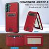 LC.IMEEKE L3 For Samsung Galaxy S21 FE 5G Magnetic Case Detachable Card Holder Leather TPU Mobile Cover