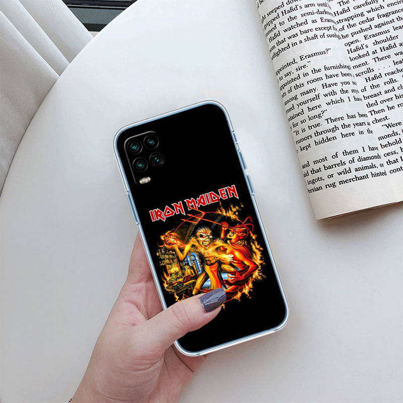 JO32 Iron M-Rock Maiden Phone Case for Motorola E22S E7 G6 G7 G8 G9 Plus Power Play G10 G20 G04 E30 E40 E22 E20 E13 G22 G23 G Stylus Play