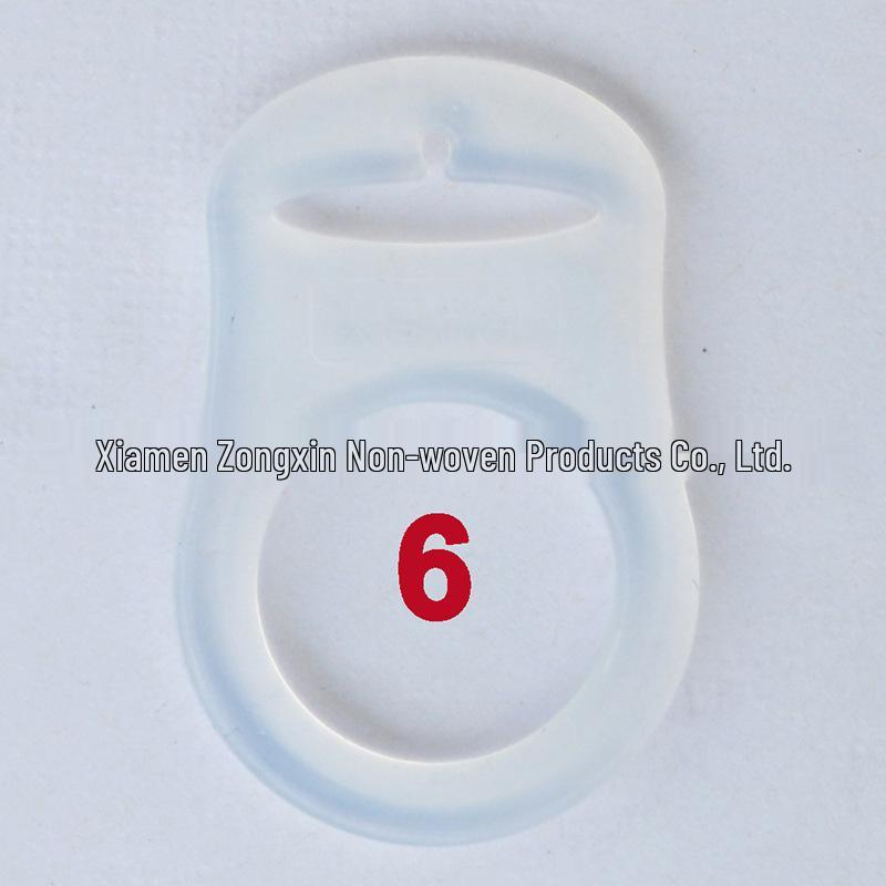 Eco-Friendly Silicone Baby Pacifier Ring with Soothing Buckle