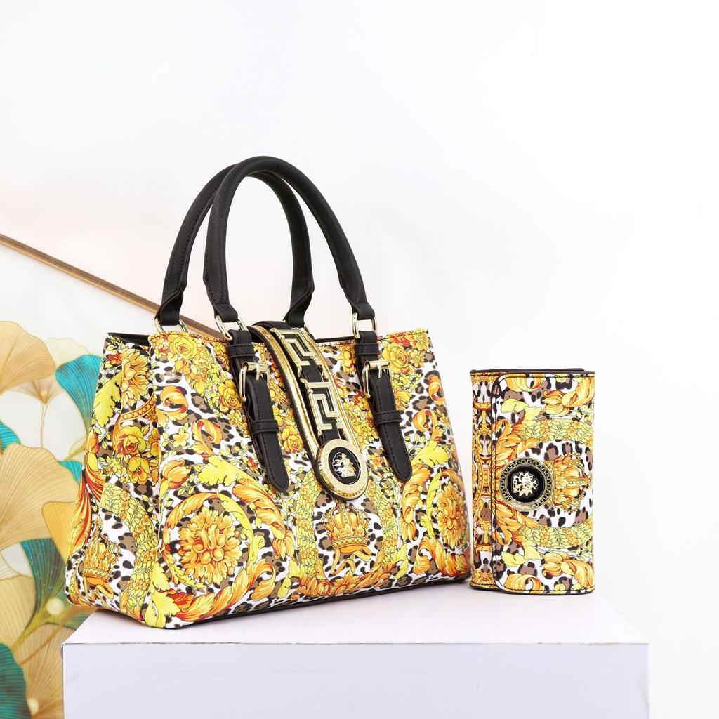 Multi-Layer Tote Bag Printed Handbag Set Women'S Bag Ladies Bag