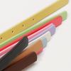 Stylish Gold Butterfly Decorated PU Leather Waist Belt Adjustable Length Waistband Sash for Dresses and Daily Outfits