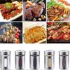 6 STÜCK Gewürzdosen, Gewürzgläser Edelstahl Gewürzdosen Gewürzdosen mit Schwingdeckel zur Aufbewahrung von Kräutern, Salz, Pfeffer oder Gewürzen