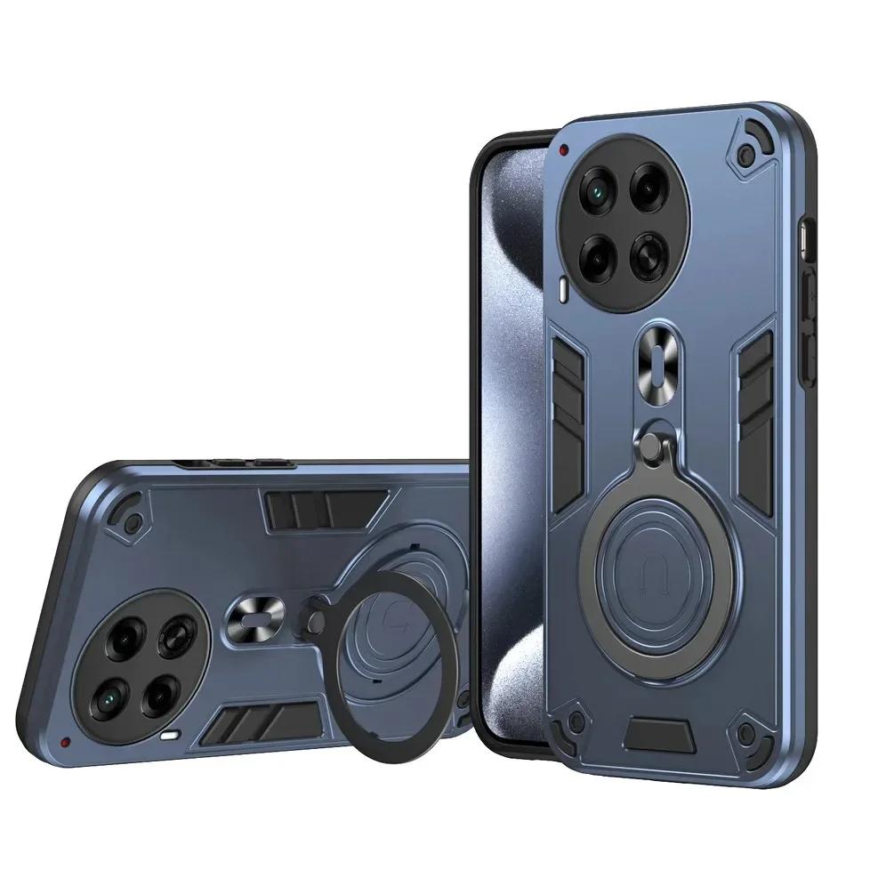 

Противоударный бронированный чехол для Tecno Camon 30 Pro 5G Силикон+ПК Подставка-кольцо Задняя крышка для телефона для Tecno Camon 30 4G/5G TecnoCamon 30 Pro 5G