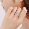 New Arrival Chic Stylish Personality Snowflake Basic Minimalist Antique Shore Flower  Sterling Color Jewelry Temperament Opening Rings