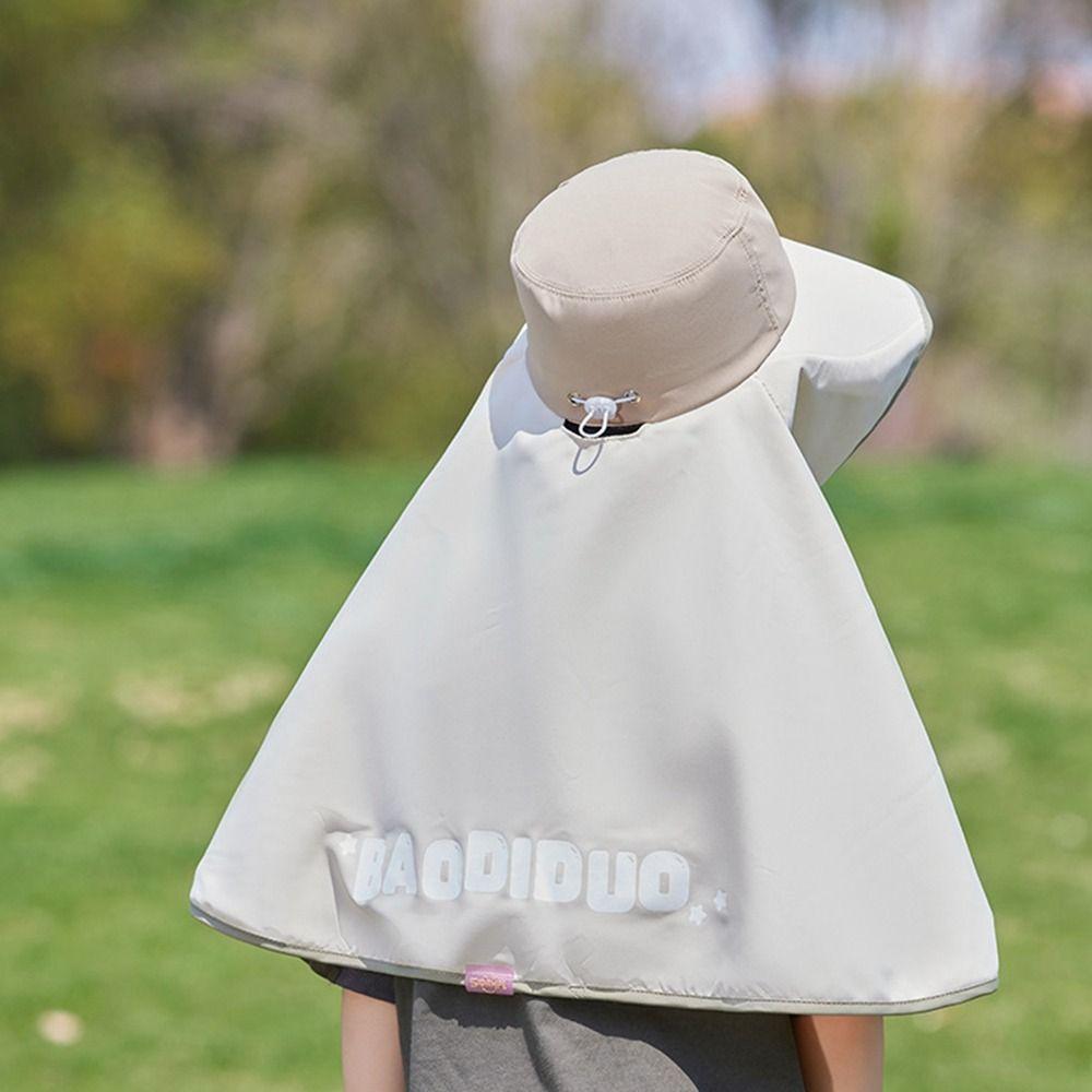 Baby Fischerhut mit breiter Krempe Sonnenschutz Verlängertes Schultertuch Sonnenhut Bucket Cap Nackenschutz Kinder Strandhut Outdoor