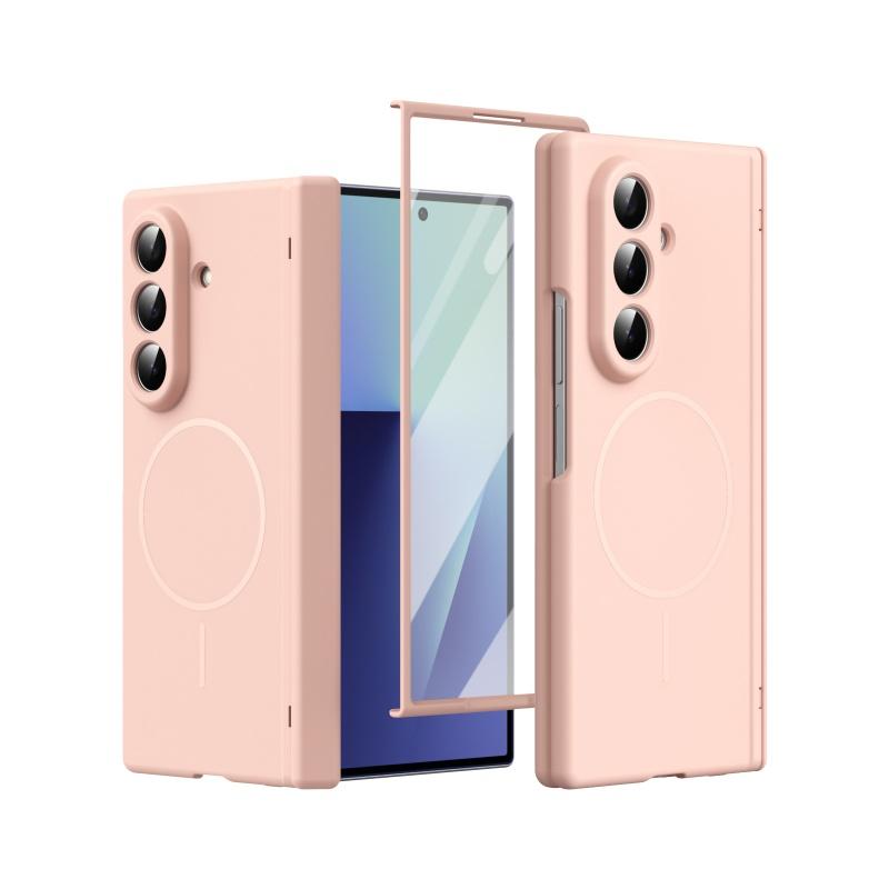 Business Skin Feel PC Hinge Protect Case for Samsung Galaxy Z Fold 8 Ultra 7 6 5 4 3 with Film Magnetic Wireless Charging Cover