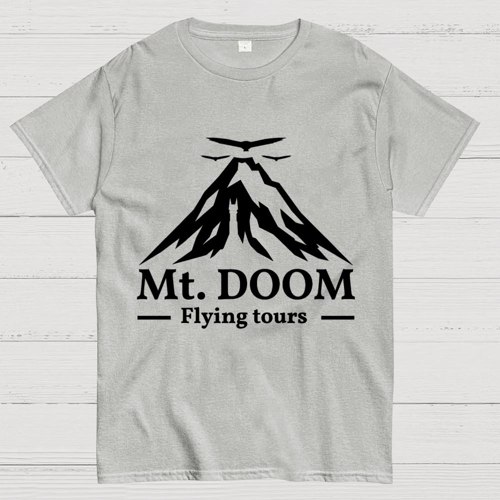 Mt. DOOM Flying Tours Cotton Summer Casual Cool Loose T-Shirt