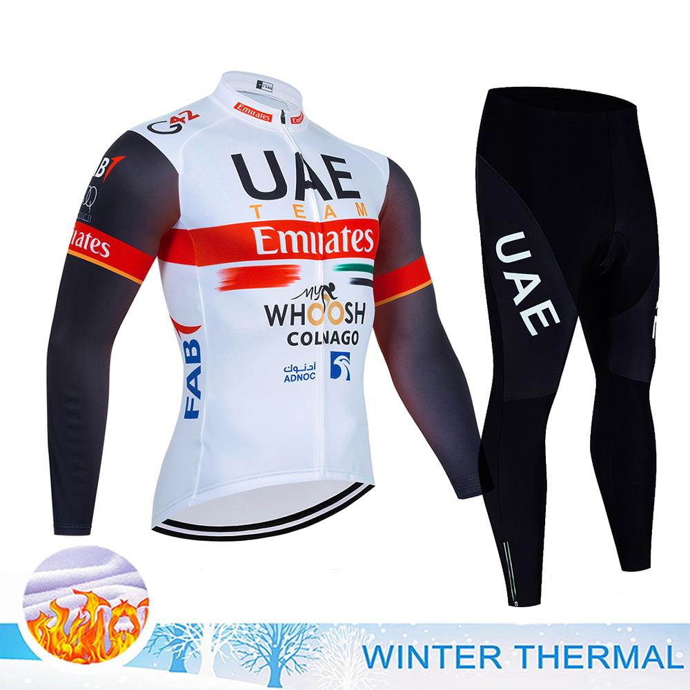 

2026 Winter Warm Cycling Clothing Set Man Winter Cycling Woman Set Road Bike Clothing Thermal Underwear Men Winter Riding Suit Cyling Jersey Men Asian sizes - 4XL
