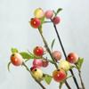 Artificial Flower Apple Branch, Home Decoration Fake Flower Plant Artificial Berry Branch