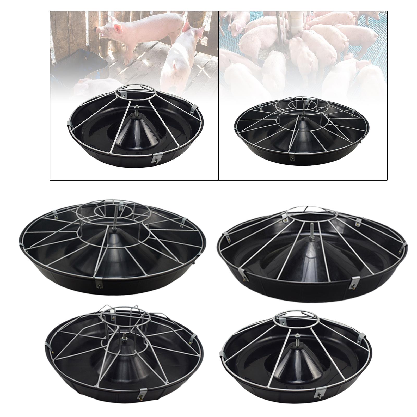Pig feed Trough Farming Equipment Basin Feeder Bowl for Poultrys Cattle Pets Double layers 8 hole