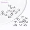 18K Gold Plated Brass Pearl Pendant Mounting Bails Connectors For Jewelry Making DIY Pearl Component Mounting Accessories