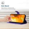 Suitable for iPhone15 Leather Case 13Pro Frosted Sunflower Card Wallet Protective Case 14plus Oblique Span
