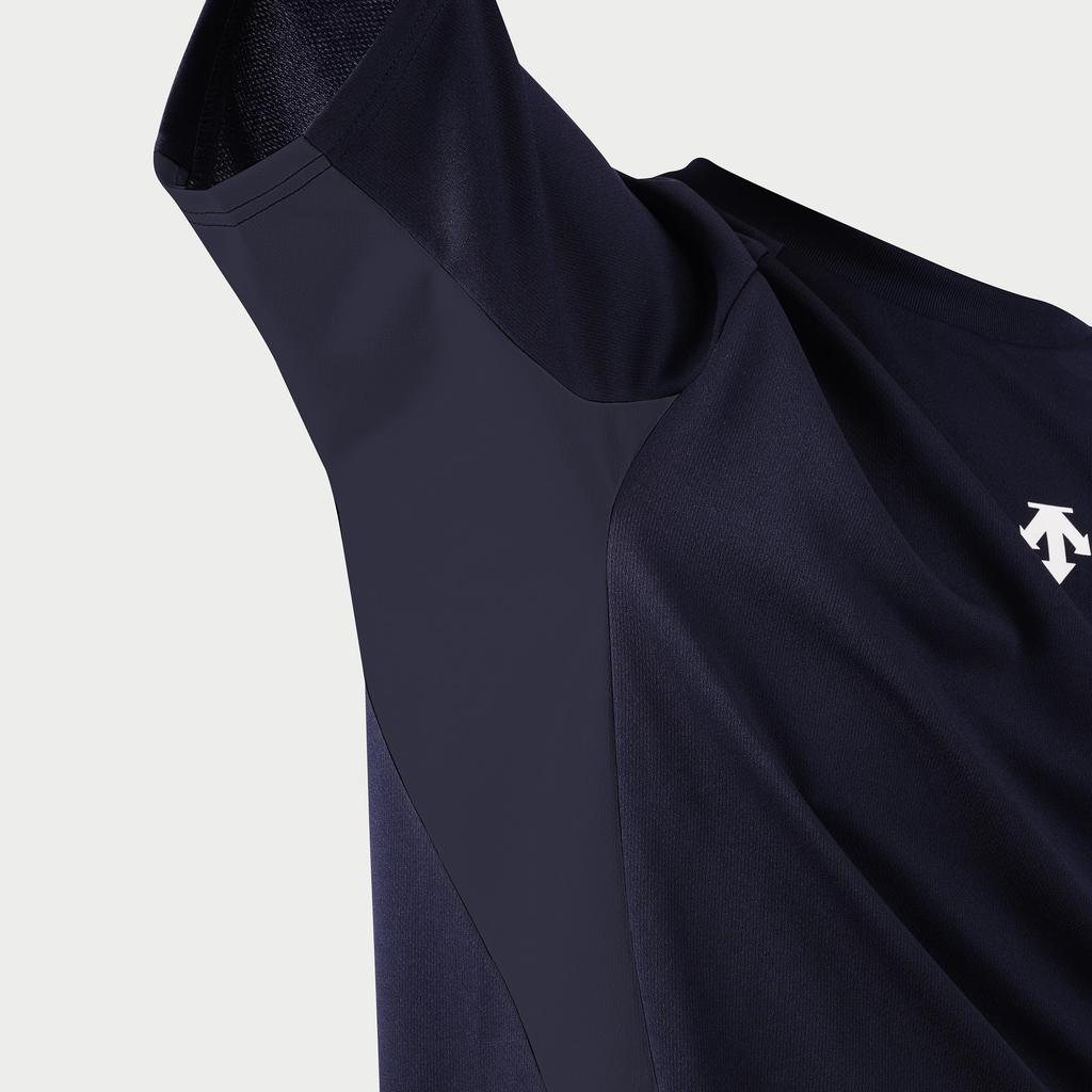 DESCENTE Volleyball Short Sleeve Easy to Move Raglan for Men and Club NV01 Shirt, Moisture-Wicking, Quick-Drying, Breathable, in, Sleeves, Women,