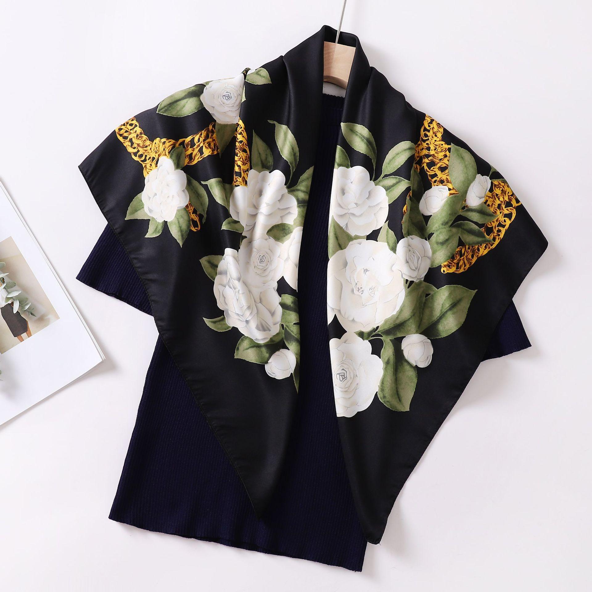 Новый дизайн роскошный женский шарф из саржи — фото 21