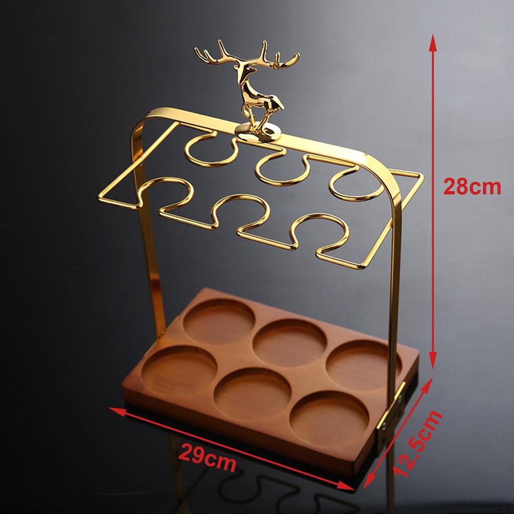 Wein Glas Display Rack Glaswaren Organizer Tasse Halter Schnaps für Kaffee