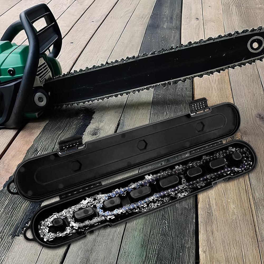 Chainsaw Chain Storage Box Universal Chainsaw Chain Organizer Portable Chainsaw Chain Carry Case Chainsaw Organizer Tools