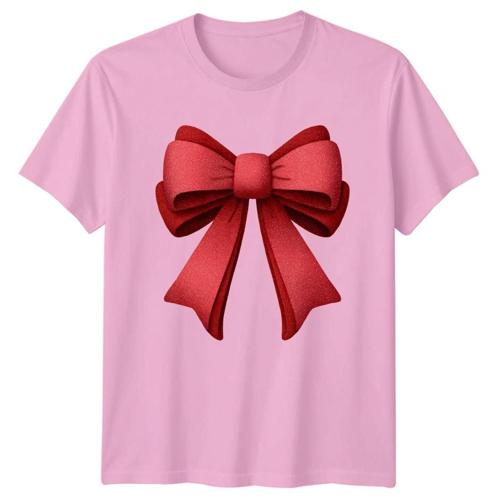 Red Bow Gift Graphic Tee Unisexs TShirt Unisexs Tee Unisex Top