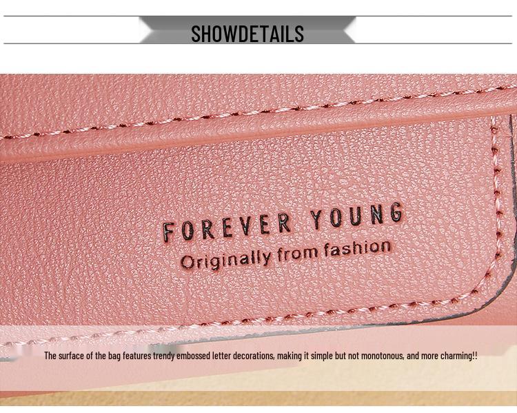 Urban Minimalist Women's Crossbody Wallet Bag with Card Slots & Phone Compartment