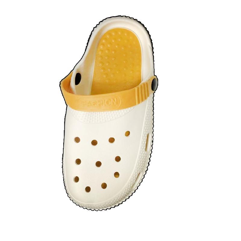 Fashion 2025 Summer Women's Closed Toe Sandals Platform Slip on Hollow Concise Comfortable Sandals Outdoor Casual Light Beach Slippers