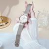 OLEVS Women's Minimalist Casual Watch Leather Band Waterproof Analog Quartz with Date Calendar Silver Mesh Strap