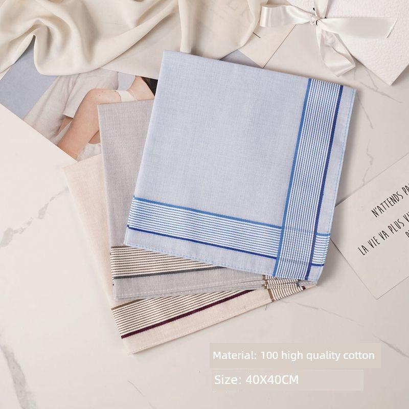 

Old People s Sweat-Wiping Classic Nostalgic Handkerchief Light color 6(3) 40cm