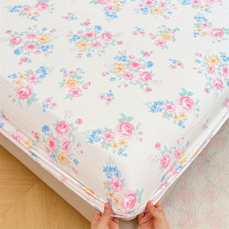 1pc Double Layer FIBER Fitted Sheet without Pillowcase or Insert Comfortable  for Bedroom Guest Room Hotel All Seasons