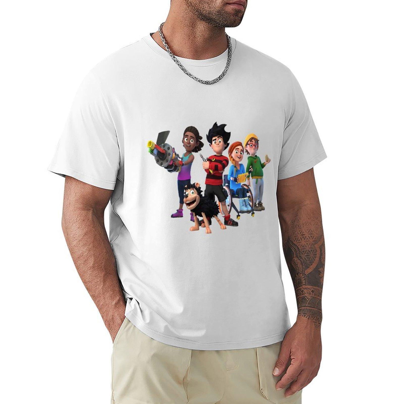 Dennis Gnasher Tshirt Fashion Pattern Printed Tee Shirt S