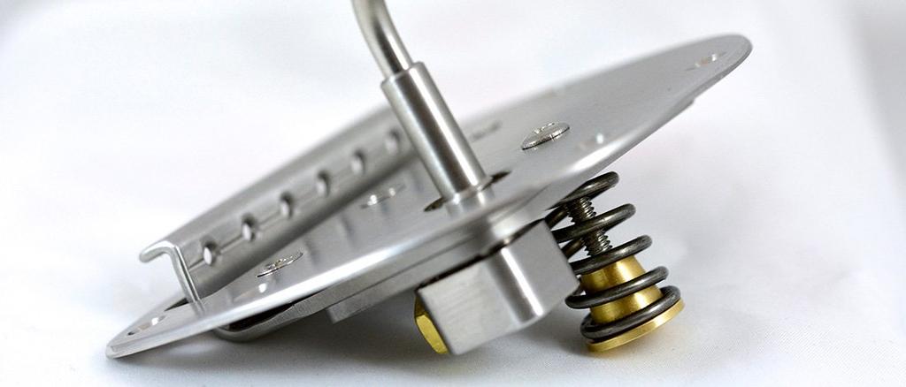 Mastery Bridge Tremolo Unit Mastery Vibrato Matte Finish for Lefty OMVL (For Jazzmaster/Jaguar) []
