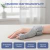 Polyester Wrist Guard Grey Black Adjustable Protective Immobilizer For Thumb Splint Fractures Unisex