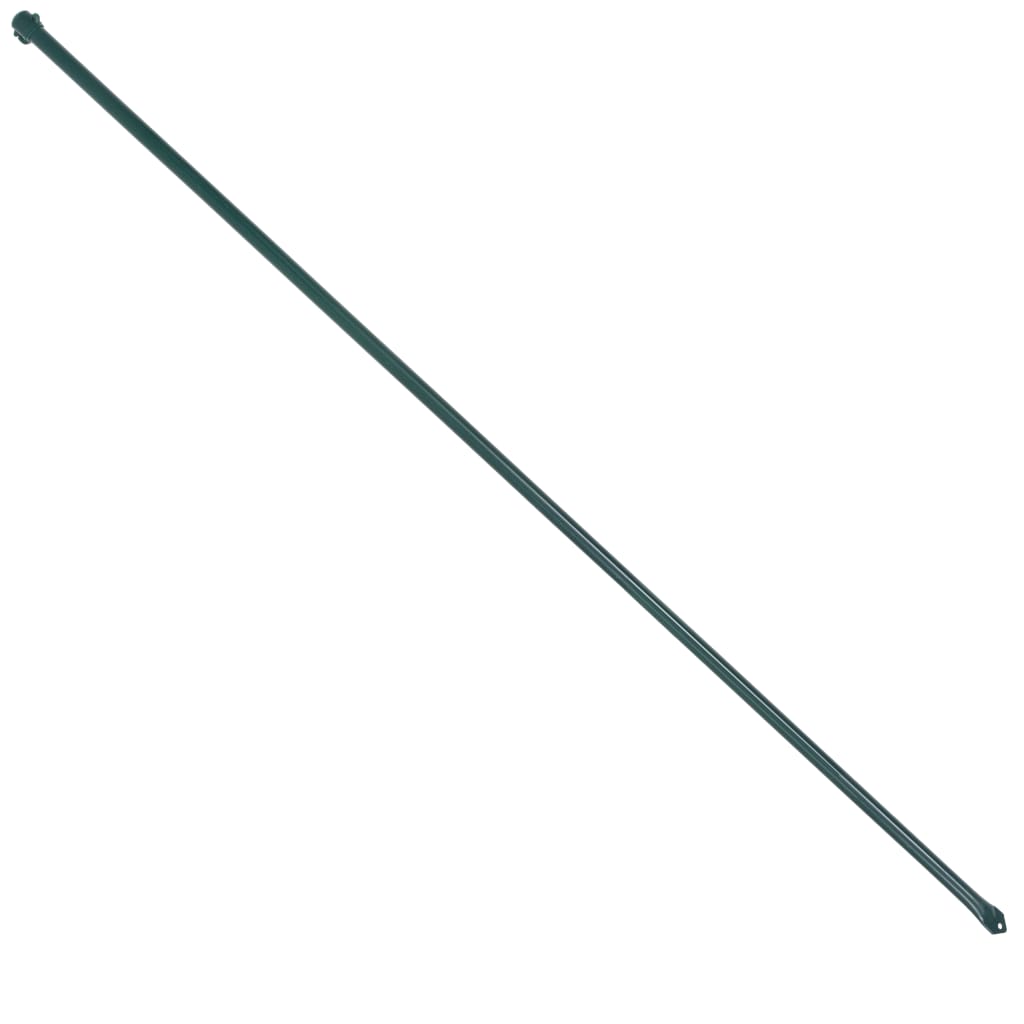 Plant Stakes 10 pcs 1.5 m Metal Green
