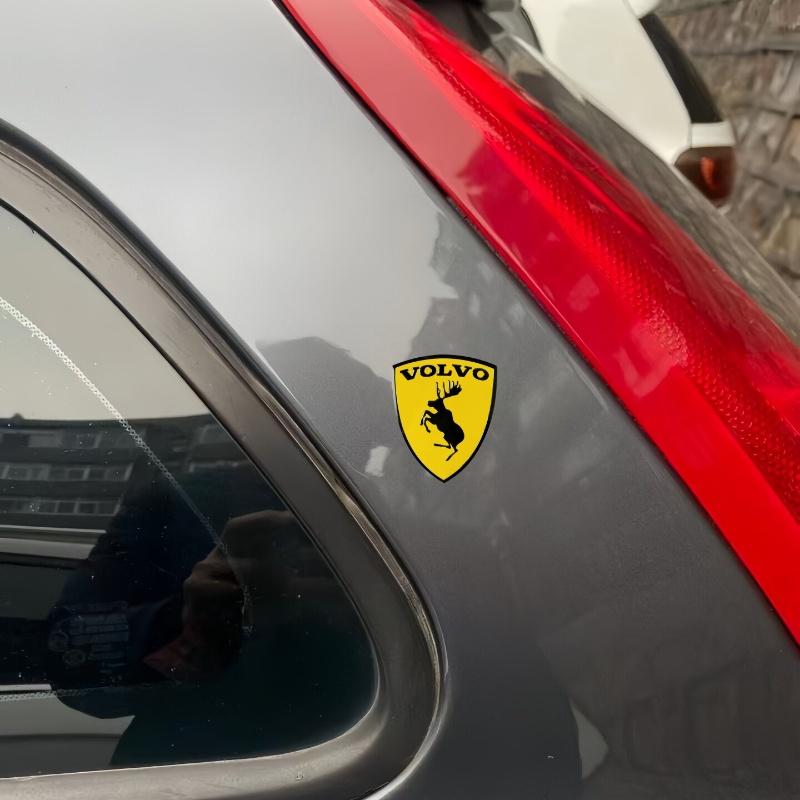 Znak na auto Losí štít 3D kovová samolepka pro Volvo XC60 XC90 S60 S90 V60 XC40 V50 Auto Blatník Kufr Vnější doplňky