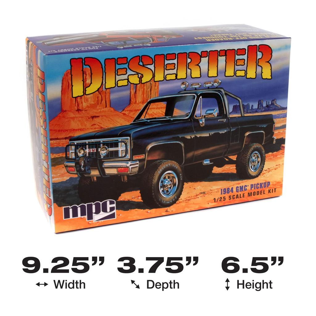 MPC848 1984 GMC Pickup Truck 1/25 (molding Color Black)