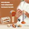 Music Set Wood Toy for Toddler Interaction Percussion Musical Instrument Sensory Education Rattle Toy for Preschooler