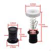 2 Pack Washing Machine Drain Valve Cores Sealing Plug Replacement Siphon Spring