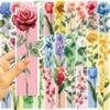 30 pezzi Ecco la Serie Segnalibri Colori Primavera: Materiali Artistici Creativi Portatili Semplici per Segnalibri per Libri di Carta per Lettura Ins