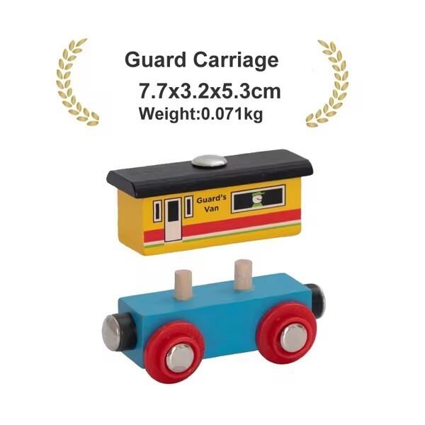 Wooden Magnetic Train Car Locomotive Ambulance Fire Truck Wood Railway Accessories fit for Brand Wooden Tracks Toy For Kids