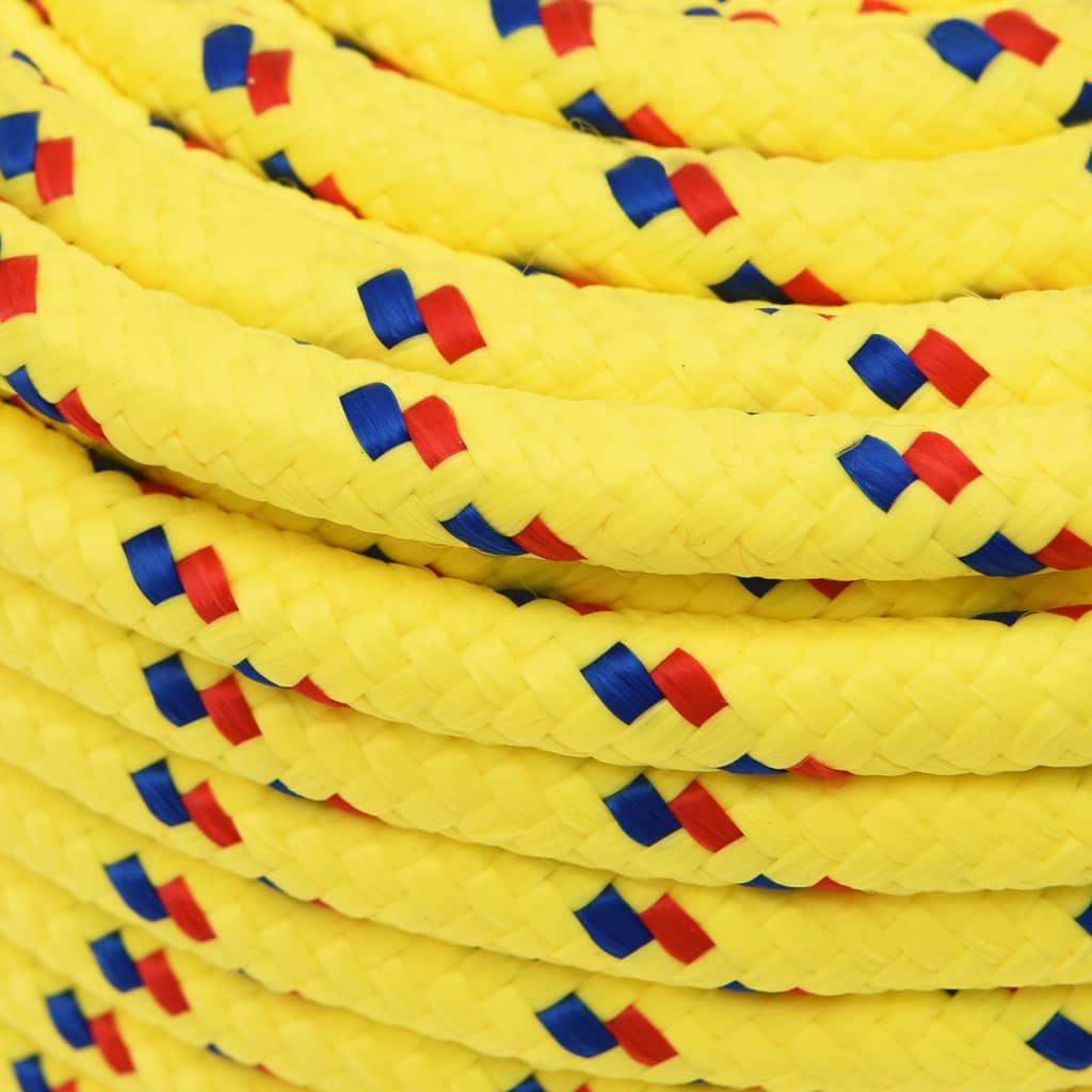 Boat Rope Yellow 14 Mm 100 M Polypropylene