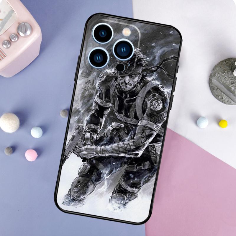 Game Metal Gear Solid Phone Case For iPhone 16 15 14 12 11 13 Pro Max Mini Plus X XS Max XR Back Cover